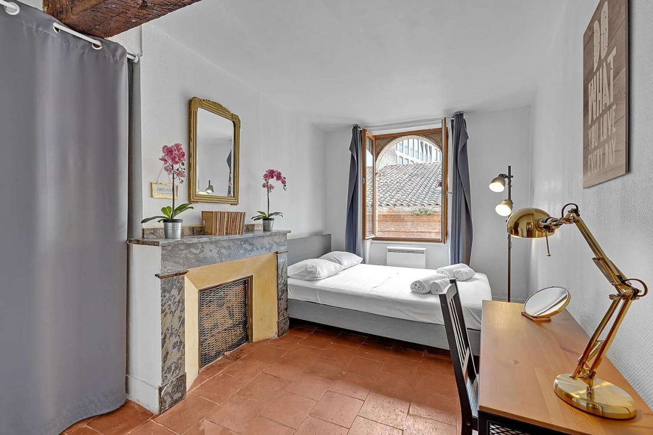 Le Regans - Charmant Appartement En Tomette ตูลูส ภายนอก รูปภาพ