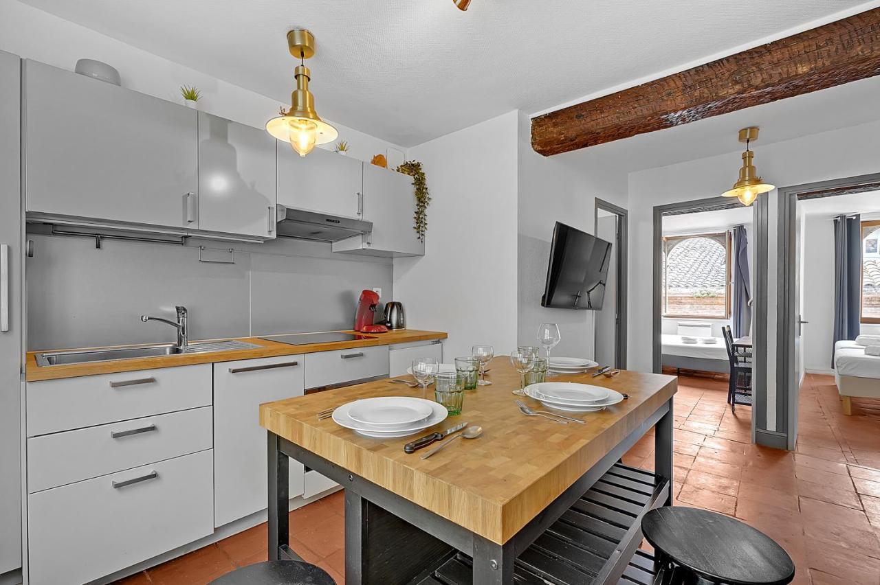 Le Regans - Charmant Appartement En Tomette ตูลูส ภายนอก รูปภาพ