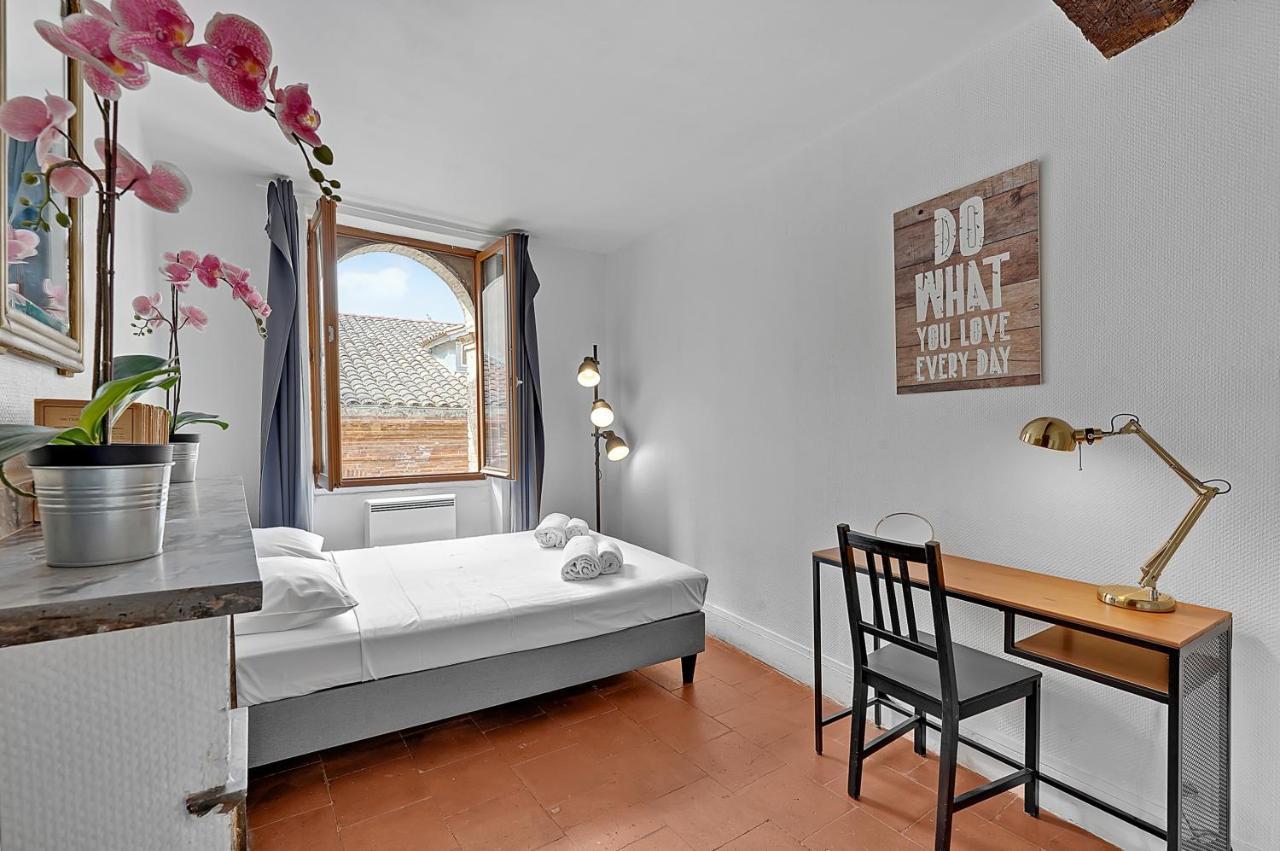 Le Regans - Charmant Appartement En Tomette ตูลูส ภายนอก รูปภาพ